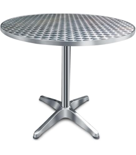 Amazon.co.jp: ダルトン(Dulton) 机 アルミニウム ラウンド テーブル